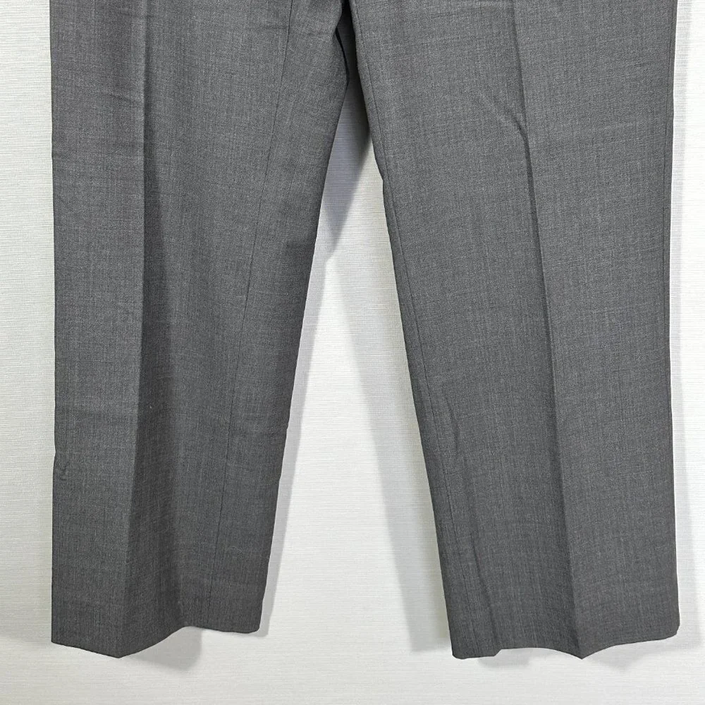Banana Republic Pants Mens 33 Classic Gray Wool Dress Flat Front Pockets Lined